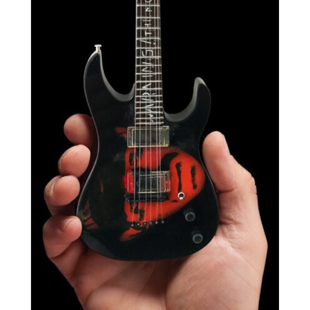 METALLICA メタリカ - Kirk Hammett ”Frankenstein” Miniature Guitar Replica Collectible / ミニチュア楽器 - PGS